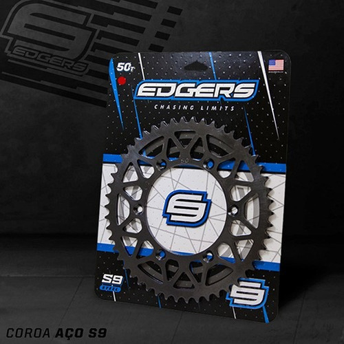 Coroa Edgers Honda 53d Preta Cr/crf/x/125/230/250/450