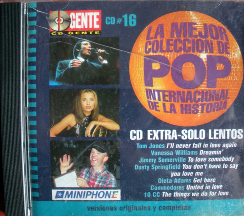 Colección Pop Cd Gente - Vol. 16