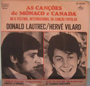 Donald Lautrec - Hervê Vilard - Compacto - 1967