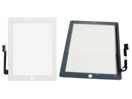 Tela Vidro / Touch Screen iPad 3 4 - Preto E Branco