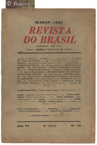 Revista Do Brasil - Ano Vl - Número 53 - 3ª Fase