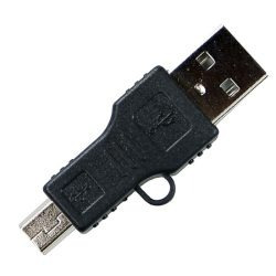 Adaptador Mini Usb 5 Pinos Macho Para Usb Macho