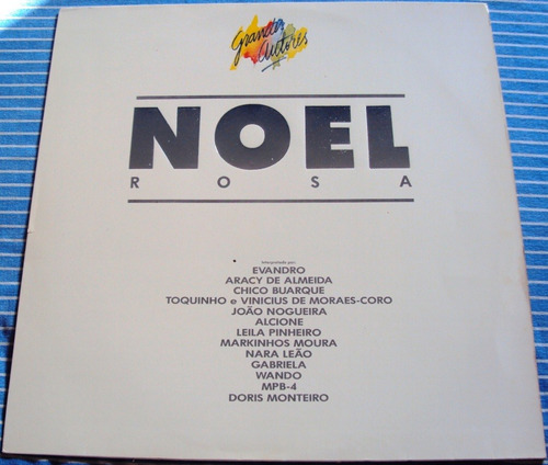602 Mvd- Lp 1989- Noel Rosa- Grandes Autores- Vinil