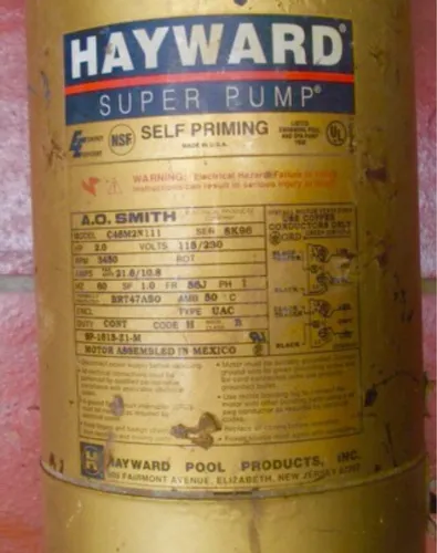 Bomba Para Piscina Hayward 2 Hp (Usado)