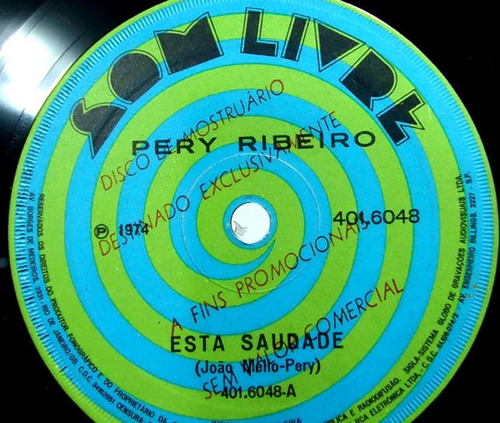 Pery Ribeiro 1974 Esta Saudade / Abre Alas Compacto