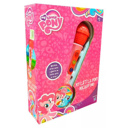 My Little Pony Microfono Luz Efecto Sonido Musical Educando