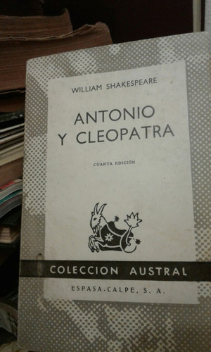 Antonio Y Cleopatra William Shakespeare