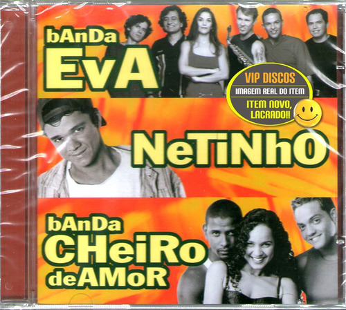 Cd Banda Eva Netinho Banda Cheiro De Amor Novo Lacrado