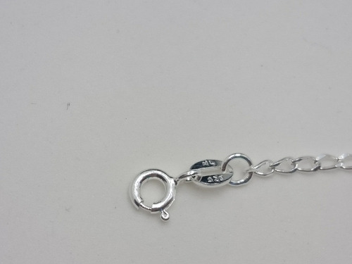 Pulseira Chapa Infantil Figa Prata 925 Maciça Garantia