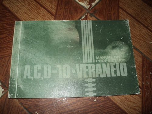 Gm A,c,d-10.veraneio Nov.1982 Manual