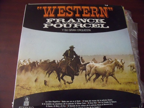 Lp Franck Pourcel Y Su Orquesta, Western