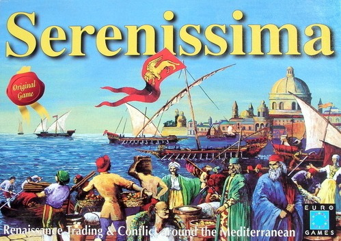 Serenissima - Jogo Tabuleiro Importado - Descartes - Usado