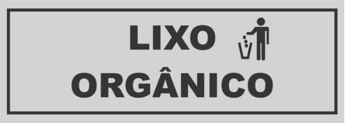 Placa Lixo Organico