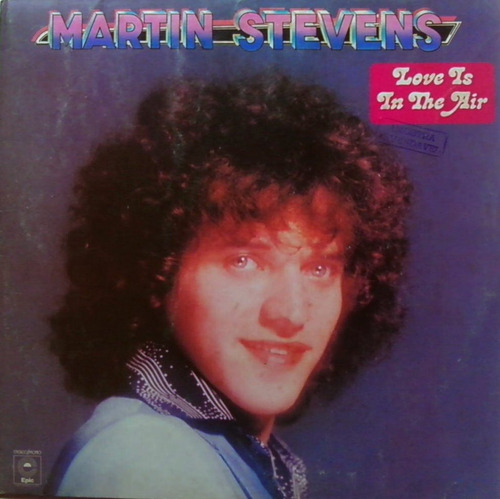 Lp Martin Stevens/love Is In The Air/1978/album Capa Dupla