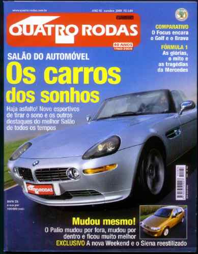 4rodas N.483 Nov 2000 - Os Carros Dos Sonhos