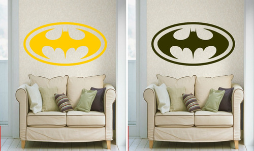 Adesivo Decorativo Parede Quarto Batman Símbolo Morcego