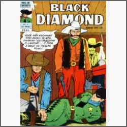 Black Diamond Nº 7: O Mistério Do Ouro - Ebal - 1975 - Hq