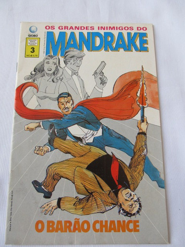 Revista Mandrake - O Barão Chance - Ed. Globo Nº 3  (e 41)