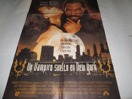 Poster Original De La Pelicula Un Vampiro Suelto En New York