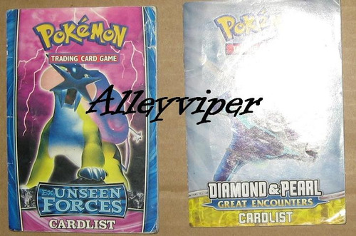 Cards Pokemon Manual Cartas