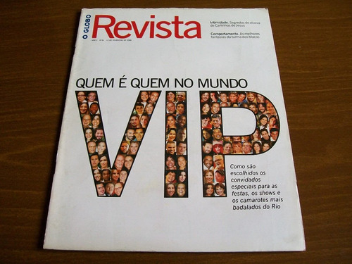 Revista O Globo N°81 - Mundo Dos Vip's, Vera Holtz.