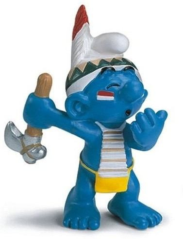 Raindancer Smurf - Miniatura Imp. Schleich - Smurfs - Nova!