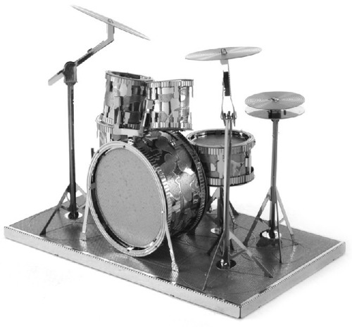 Rompecabezas Metalico 3d Set De Bateria - Fascinations