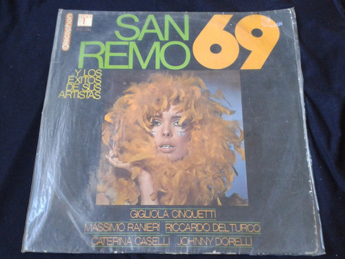 Lp Festival De San Remo 1969, En Italiano.