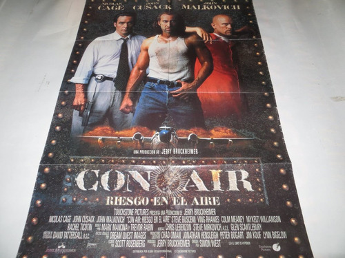 Poster Original De La Pelicula  Riesgo En El Aire