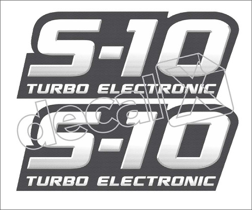 Adesivo Chevrolet S10 Turbo Electronic 2011 S10011 Fgc