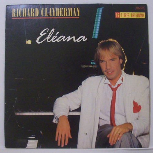 Lp Richard Clayderman - Eléana - 1987 - 16 Titres Originaux