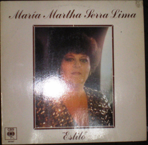 Maria Martha Serra Lima - Estilo (1982) Vinilo Ex