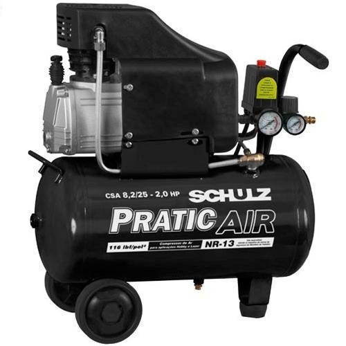 Compressor De Ar Schulz Csa 8,2/25 Pratic Air - 220v