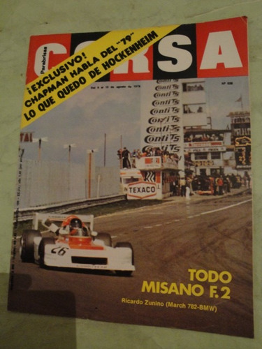 Corsa 636 Giacomelli Chapman Tyrrell 008 Rafaela Pernia Boca