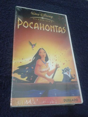 Vhs Disney Pocahontas Dublado Original Lacrado