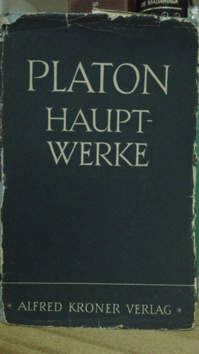 Haupt Werke Platon Libro En Aleman