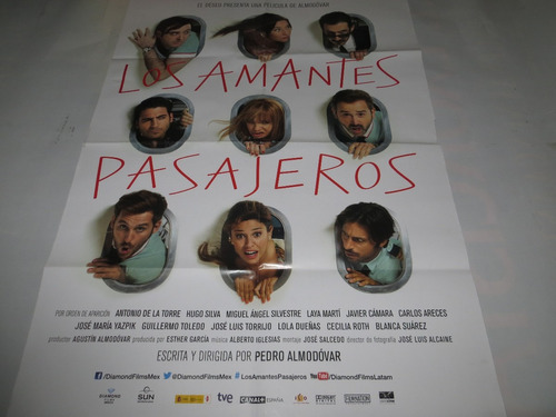 Poster Original De La Pelicula Los Amantes Pasajeros