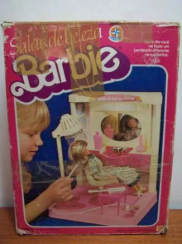 Mattel - Antigo e colecionável Salão de Beleza da BARBIE da Estrela - Anos  80 