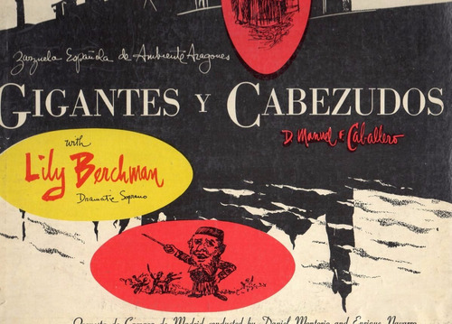 Lp Zarzuela - Gigantes Y Cabezudos: Lily Berchman, Luisa Esp