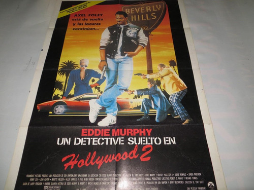 Poster Original De  Un Detective Suelto En Hollywood 2