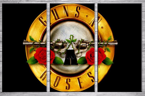 Cuadros Modernos Guns And Roses 90x57 Cm C17