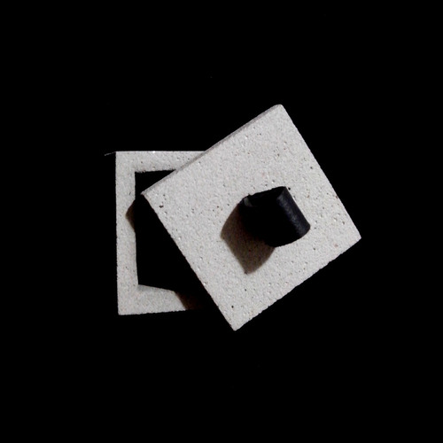 Imagen 1 de 6 de Caja Para Escritorio Cemento Y Cuerina Diseño Minimalista