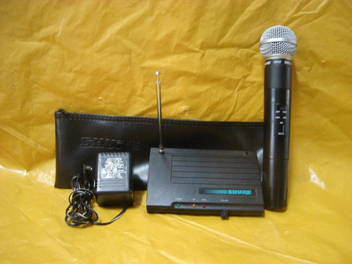 Microfone Shure S/fio - C/ Receptor T-3 E Microf. T-2 Vocal