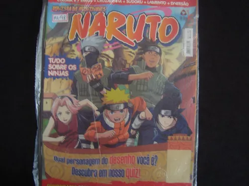 Revista de Colorir Naruto