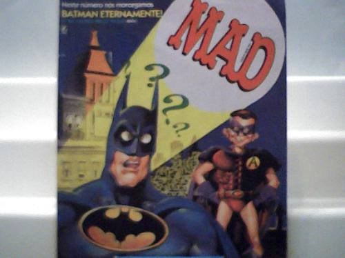 Revista Mad Nº 115 / Batman Eternamente / Record Julho 1995