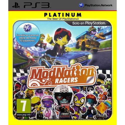 Modnation Racers Karts Ps3 Lacrado Mídia Física Em Português