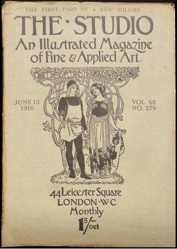 Revista Antigua De Arte. The Studio. 1916. 39150