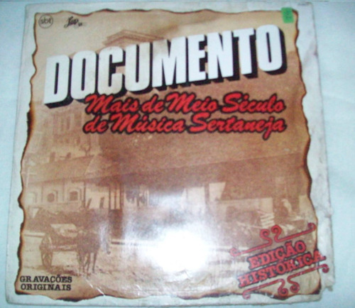 Lp Documento - Mais De Meio Século De Música Sertaneja 1988