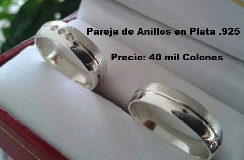 Anillos De Matrimonio En Plata .925 Italiana