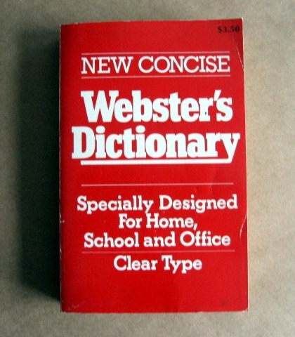 New Concise Webster´s Dictionary - Clear Type